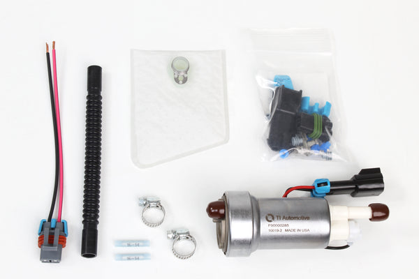 Walbro F90000285 Hellcat E85 High Performance Fuel Pump 525 LPH + 400-1168 Installation Kit